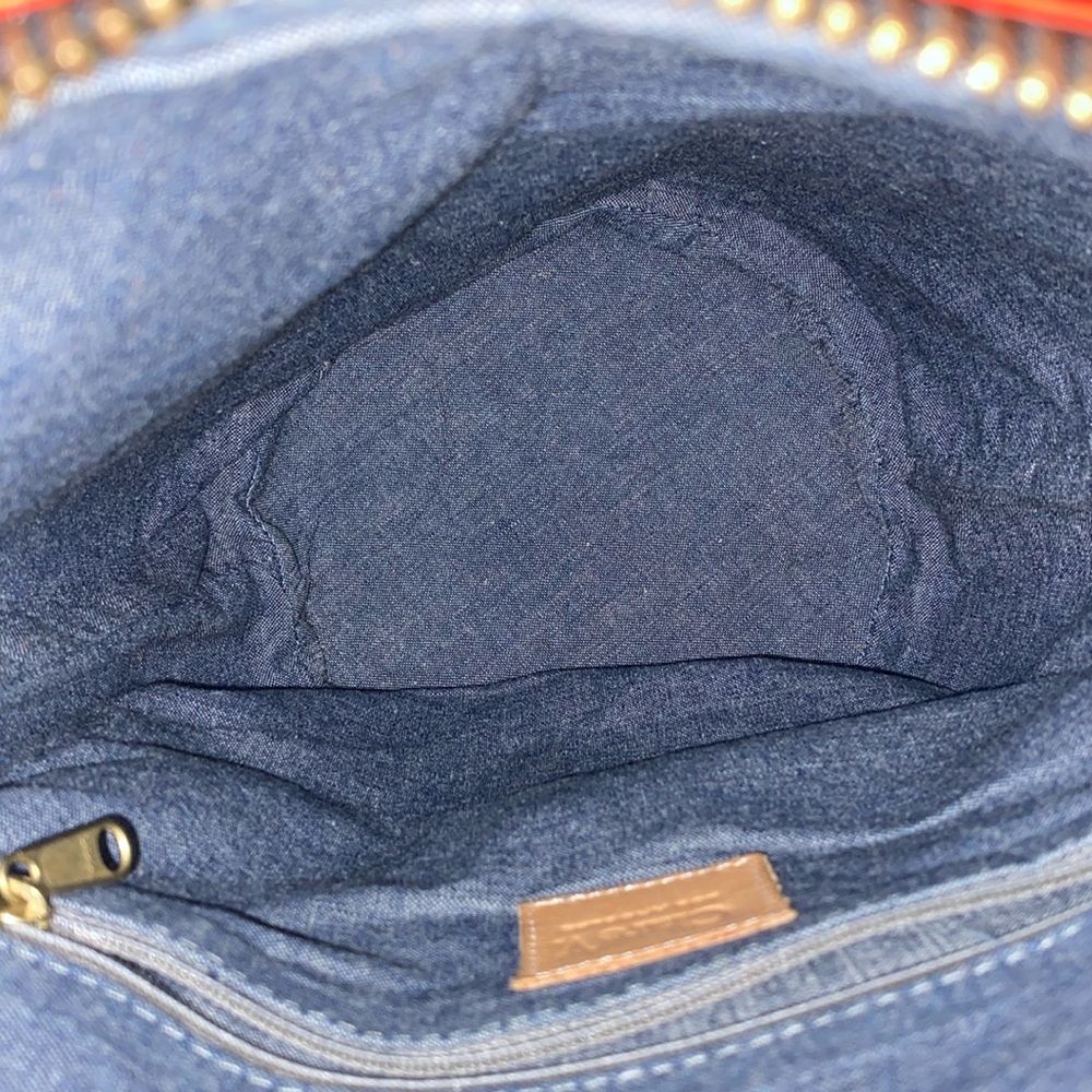 Clare V. Petite Jeanne Red Leather Bucket Shoulder Bag - Picture 5 of 5